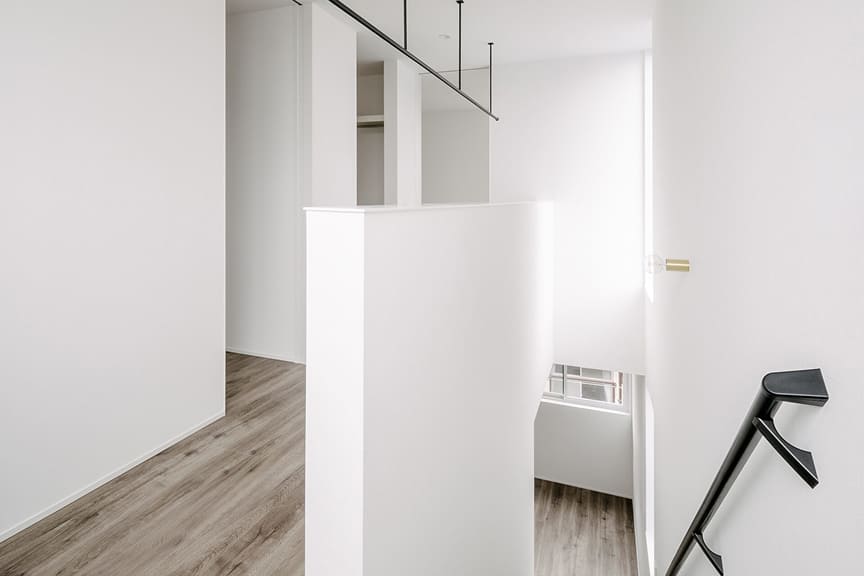 暮らしやすいランドリースペースのある3階