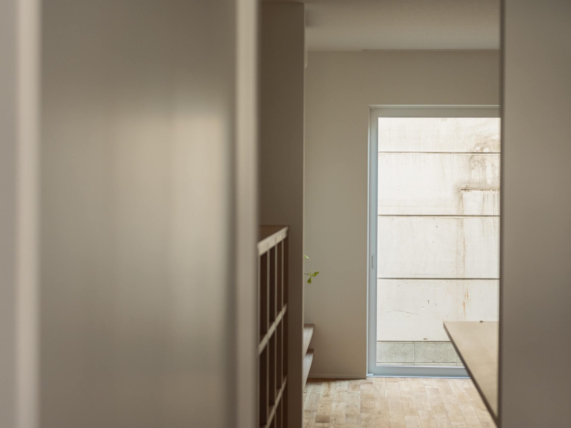 裏庭のある狭小住宅